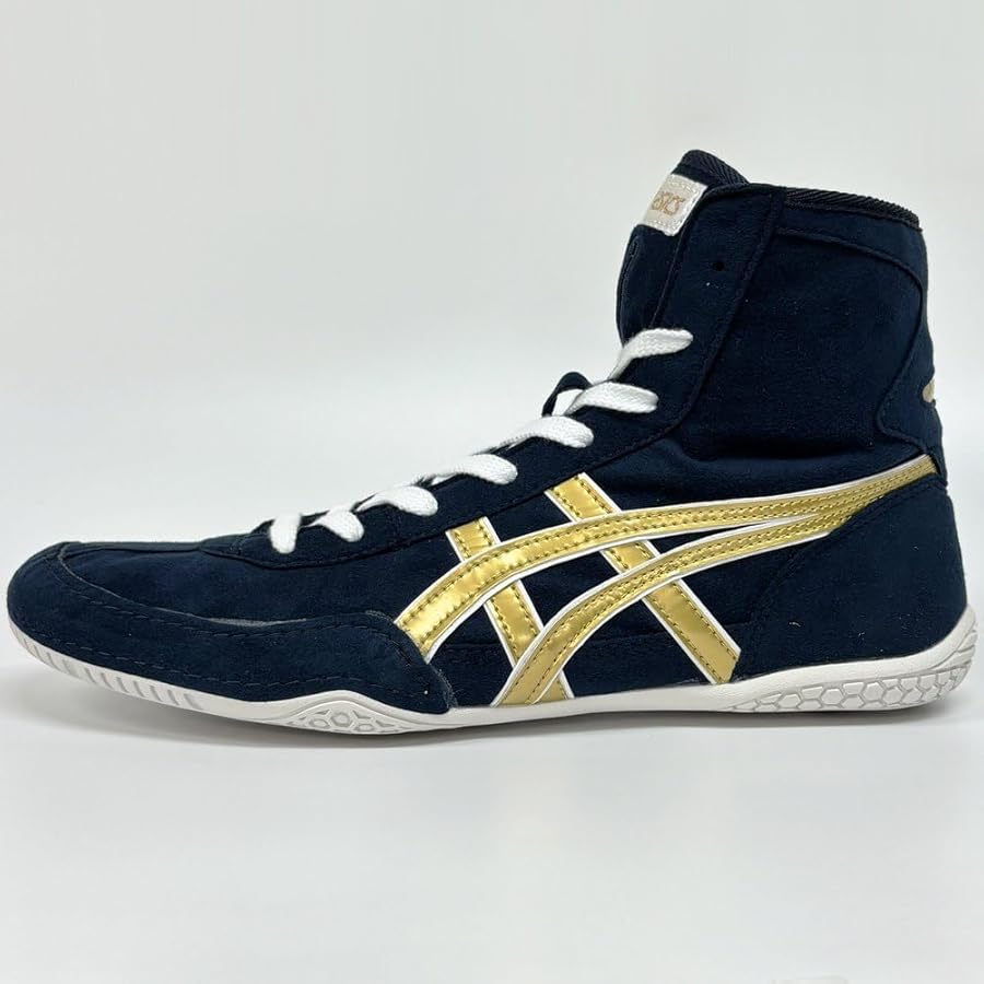 asics ボクシングシューズ ネイビー/グリーン 楽天市場】ボクシングシューズ アシックス（靴サイズ（cm）25.5